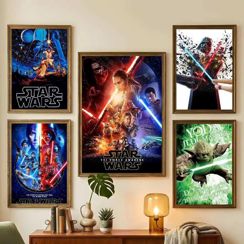 Classic Movie S-Star W-Wars Cool Poster Living Room Bedroom Bar Cafes Wall Home Decoration Gifts