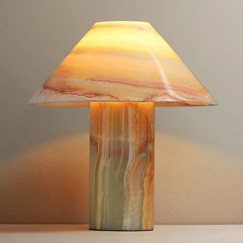 Italian Jade Glass Floor Lamps Vintage Bedroom Bedsides Table Lights Designer Decorative Home Interior LED Fixtures Study Office