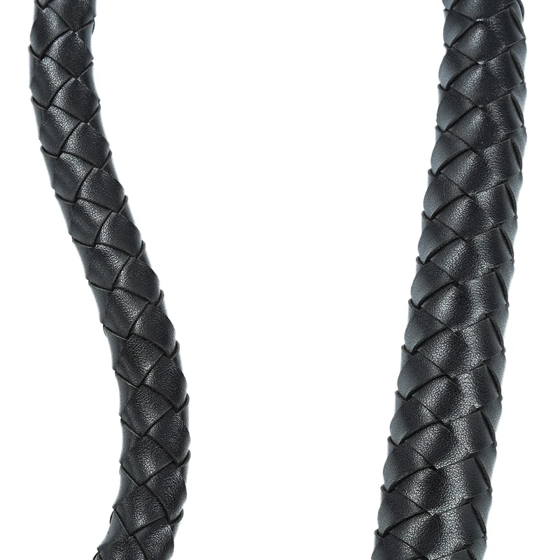 Metal Anal Plug Tail Black Leather Bdsm Whip Butt Plug Tail Gay Toy Butt Plug for Women Sex Toys Anal For Couple Adult Games