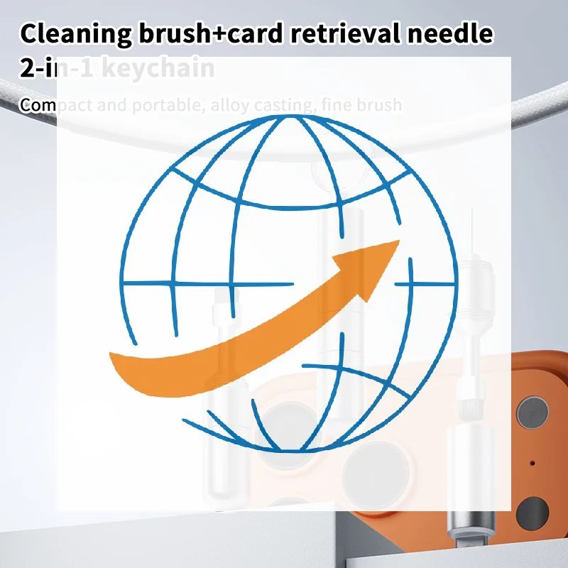 

2 в 1, инструмент для удаления лотка для SIM-карты, штифт для извлечения, щетка для чистки наушников, инструменты для сброса, открывалка для игл, набор ручек для чистки для IPhone Airpods