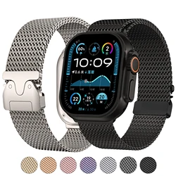 Titanium Strap for Apple watch Ultra band 49mm 46mm 45mm 42mm iWatch 44mm 41mm 40 Loop correa bracelet Series 11 10 9 8 7 6 5 SE