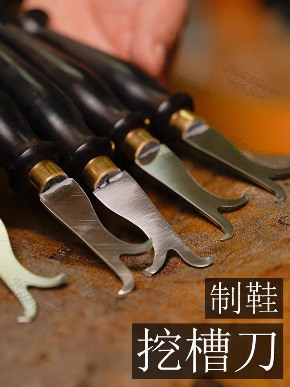 Grooving Knife, Sole Digging Edge Goodyear Handmade Shoe Tools for Shoe Materials, Shoe Repair Materials,