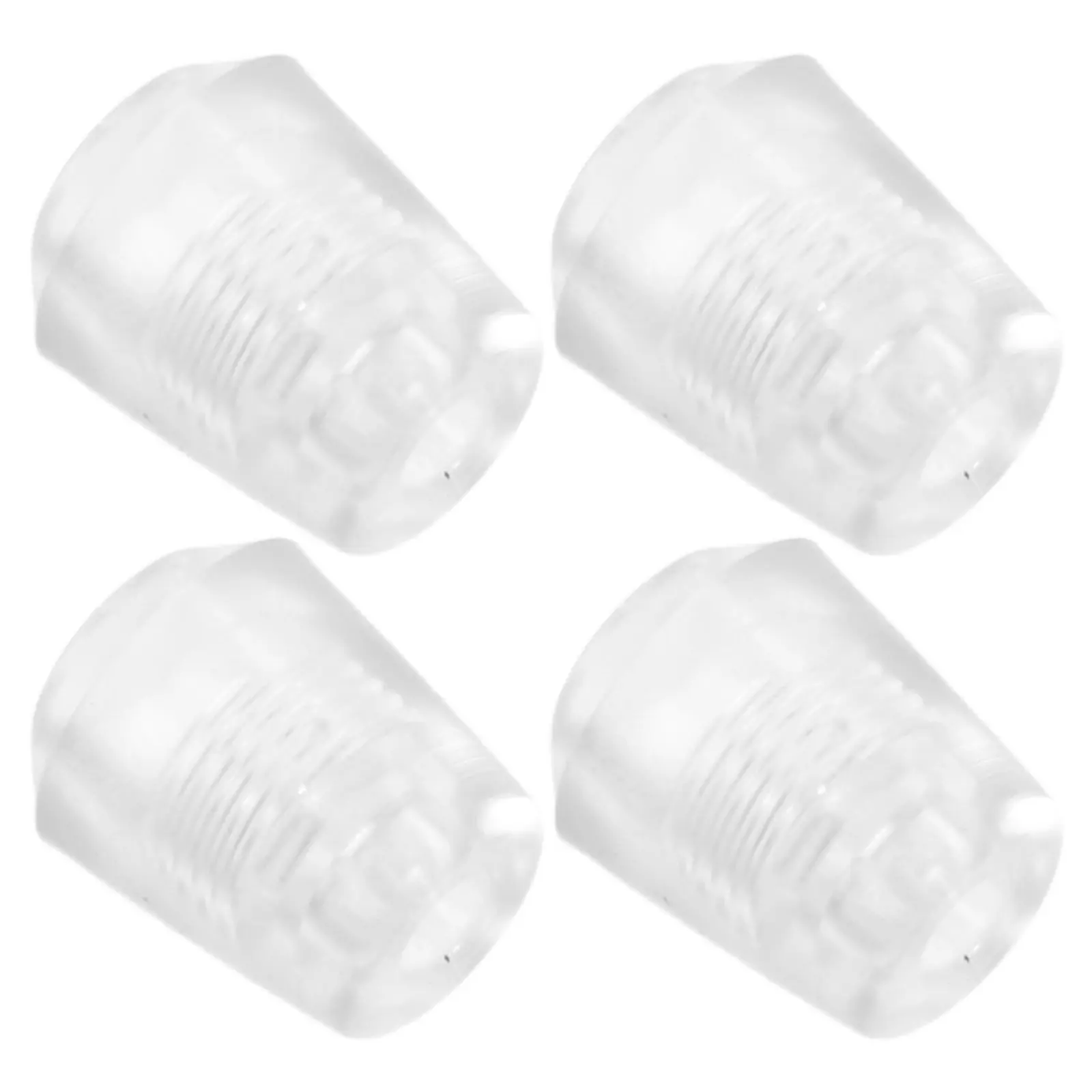 2Pairs Clear Silicone Stethoscope Earplugs Soft Comfort Fit Hygienic Reusable Ear Tips for Long Shifts Stethoscope Accessories