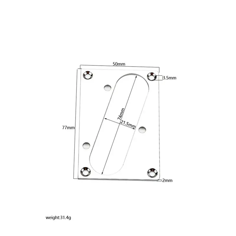 NALFI-2X Guitar Parts Conversion Pickup Mounting Ring - Humbucker Bridge