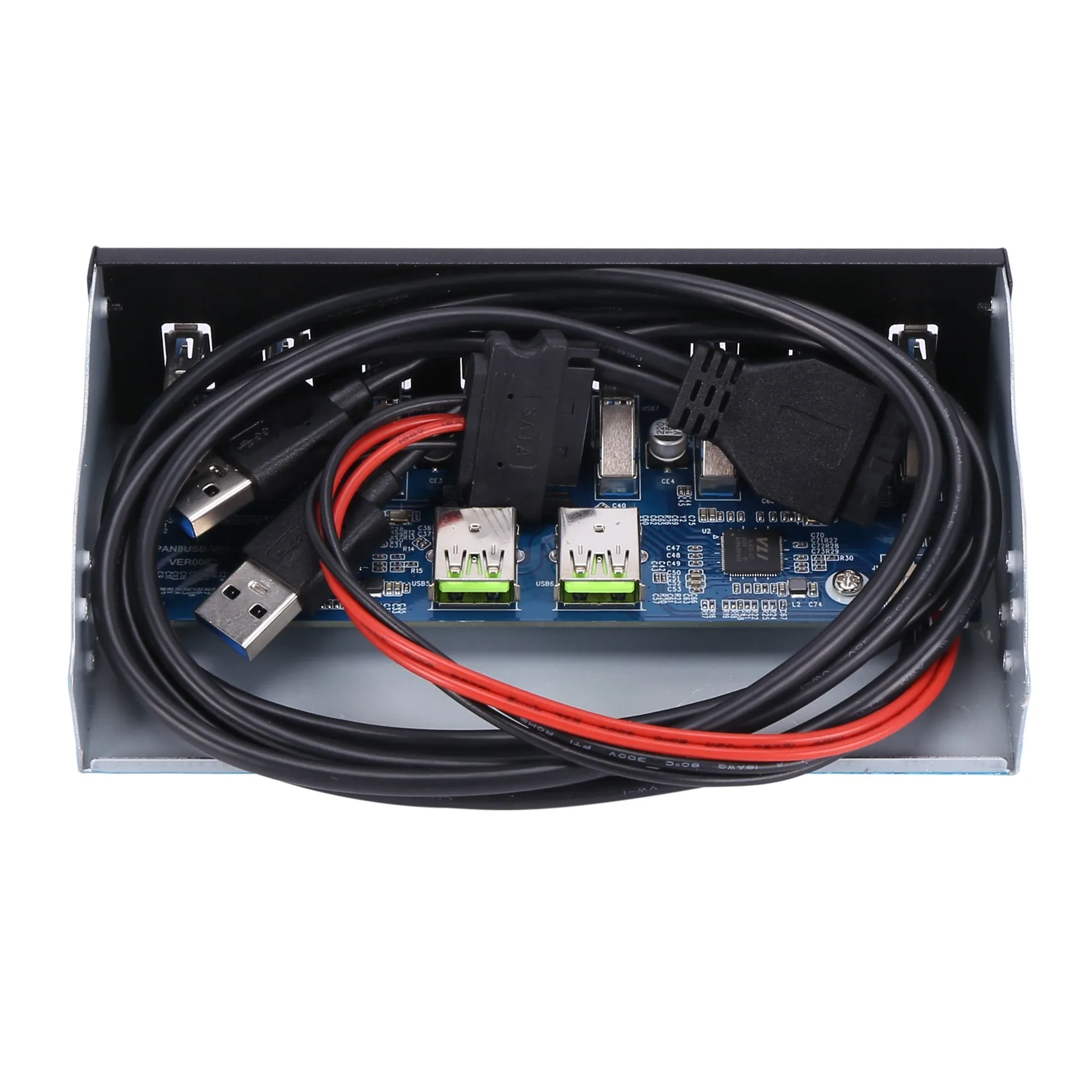 

Persevering — 19-контактный на 8-портовый концентратор USB 3.0, 5,25-дюймовый отсек для привода CD-Rom, передняя панель CD Rom для корпуса компьютера