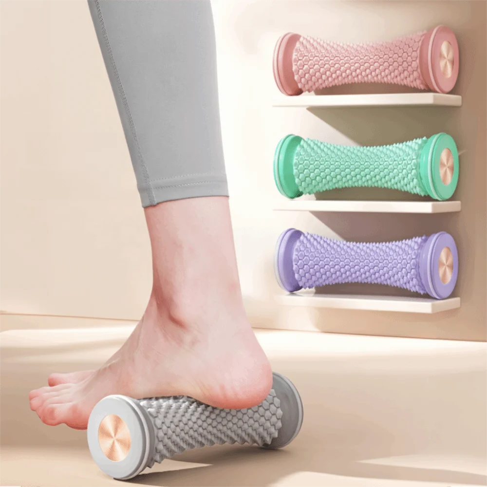 Rollers Manual Foot Massager Plastic Textured Yoga Massage Ball 2-in-1 Mini Muscle Relaxation Massager Foot Care