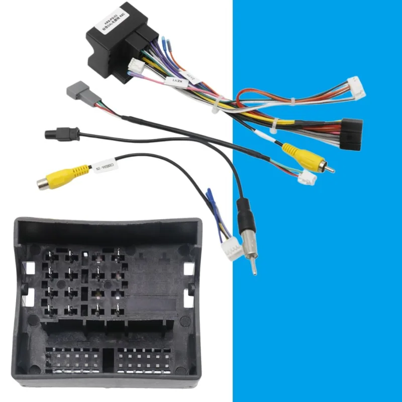 Android Car Radio Wiring Harness For Peugeot C4L Power Cable RZC Stereo Audio Adapter Connector