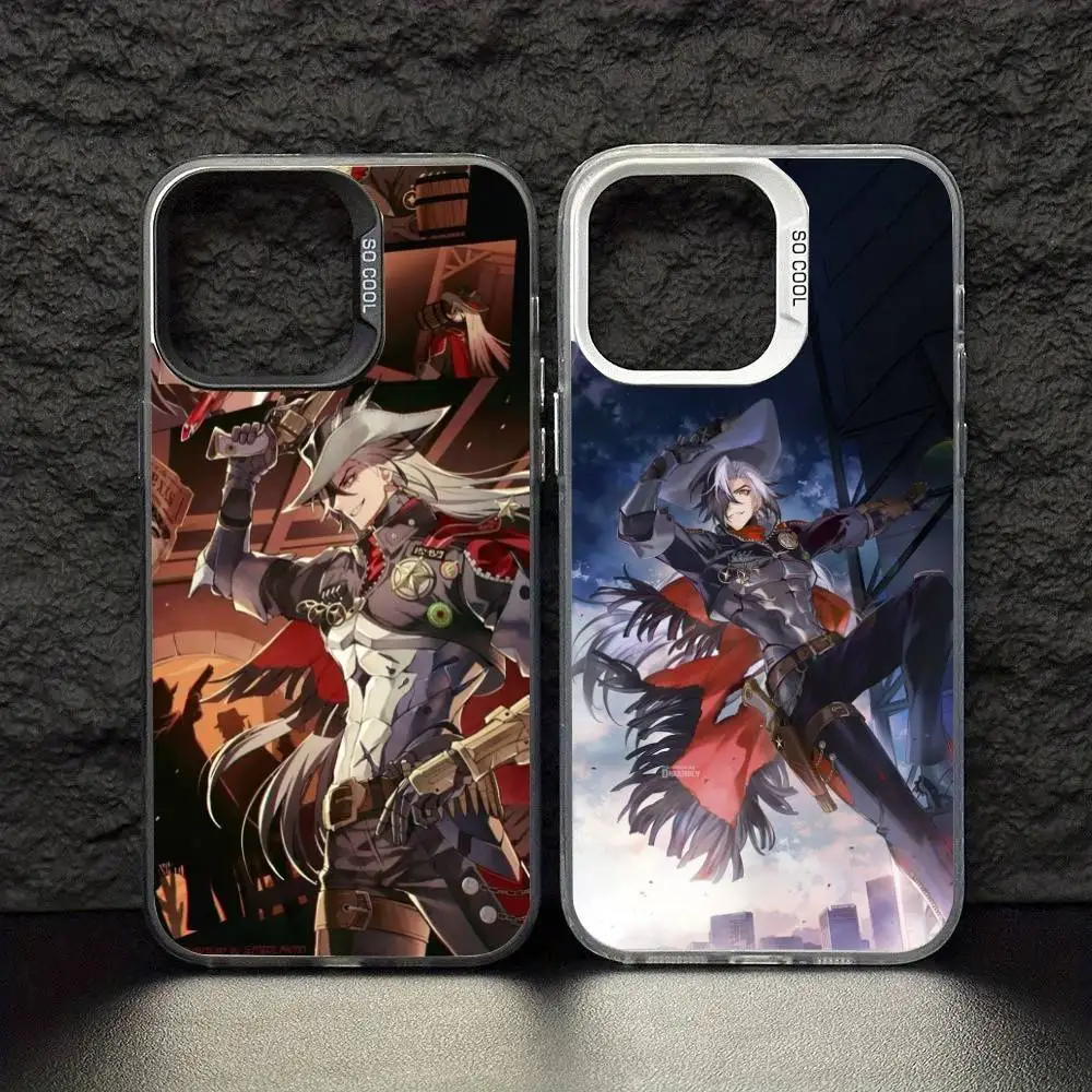 

Honkai Star Rail HSR Boothill Phone Case For iPhone 17 16 15 14 13 12 11 Pro Max Plus Silver Matte Black Cover