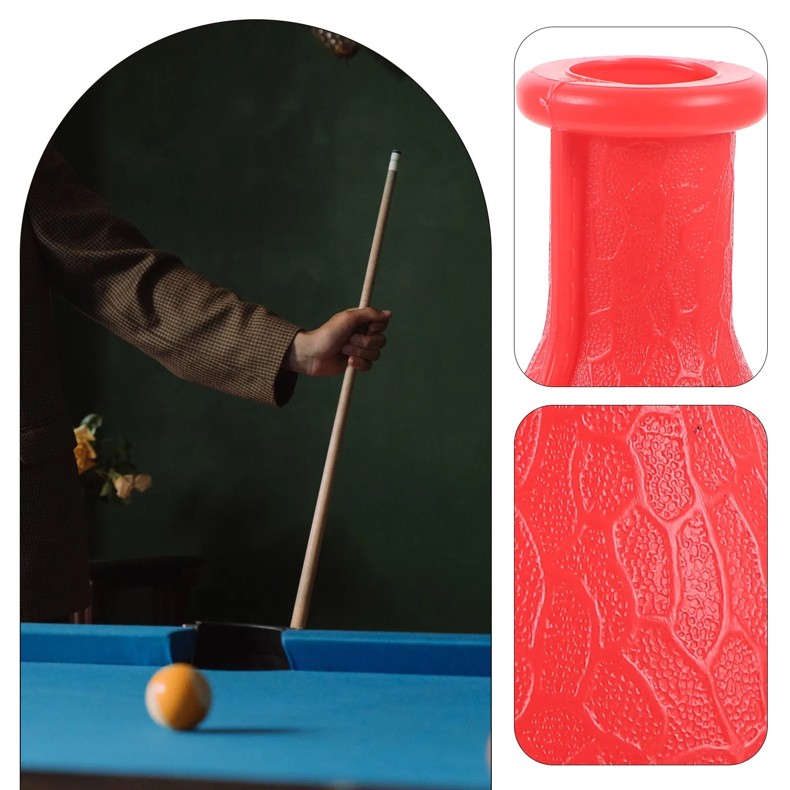 مجموعة واحدة من زجاجات البلياردو البلاستيكية المدمجة وخفيفة الوزن لدعامة السنوكر مثالية للاعبي البلياردو #1