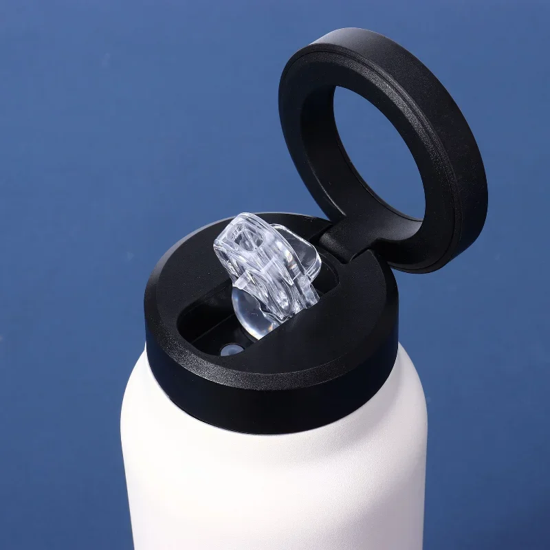 Magnetic Creative Mobile Phone Stand Space Large Capacity 304 Stainless Steel Insulation Cup Outdoor Sports Water Bottle