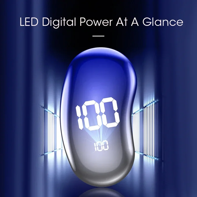 Mini Afeitadora eléctrica portátil para hombre, afeitadora inalámbrica con pantalla Digital de potencia, resistente al agua, afeitadora de barba para cara y cuerpo