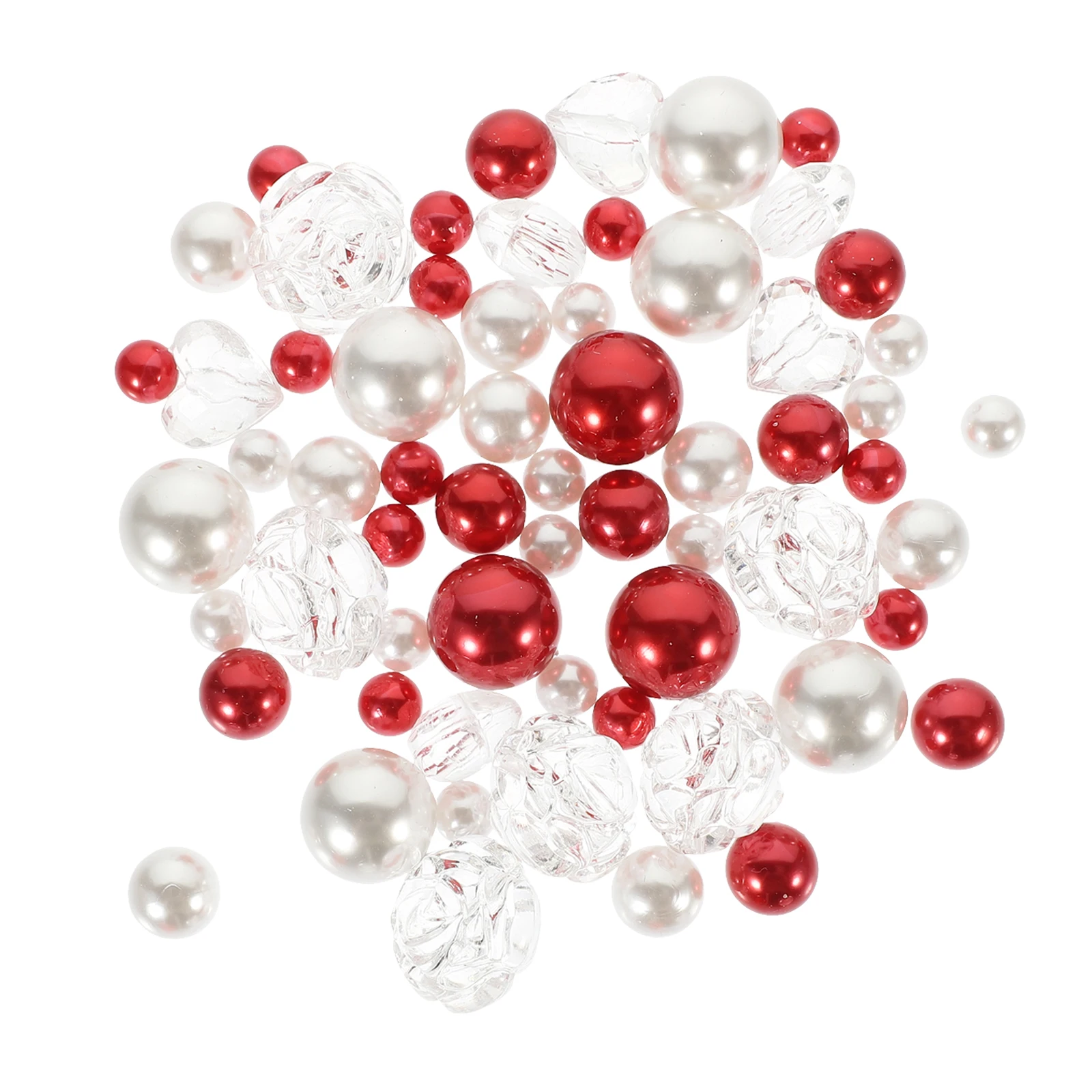 

94 Pcs Pearls Vase Filler Vases Decor Decor Wedding Bridal Shower Party Valentine Home Acrylic Table Fake Beads