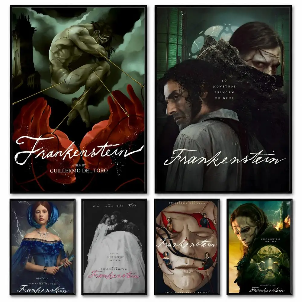 Frankenstein Movie Poster Room Decor Home Wall Art Printing Waterproof Garage BedRoom Posters Gift