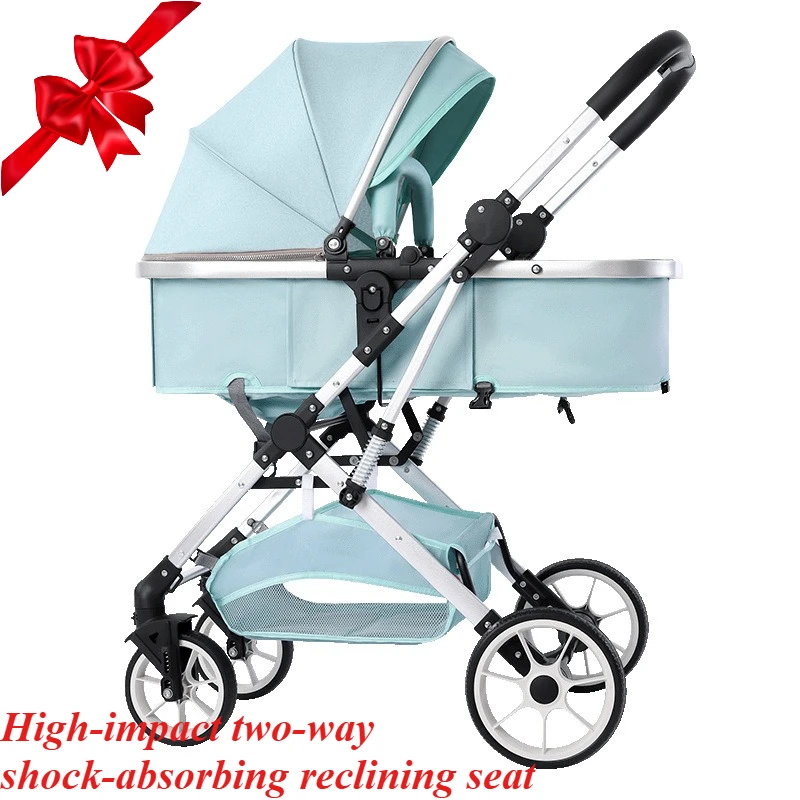 

High View Stroller Sit and lie down Lightweight folding two-way stroller
