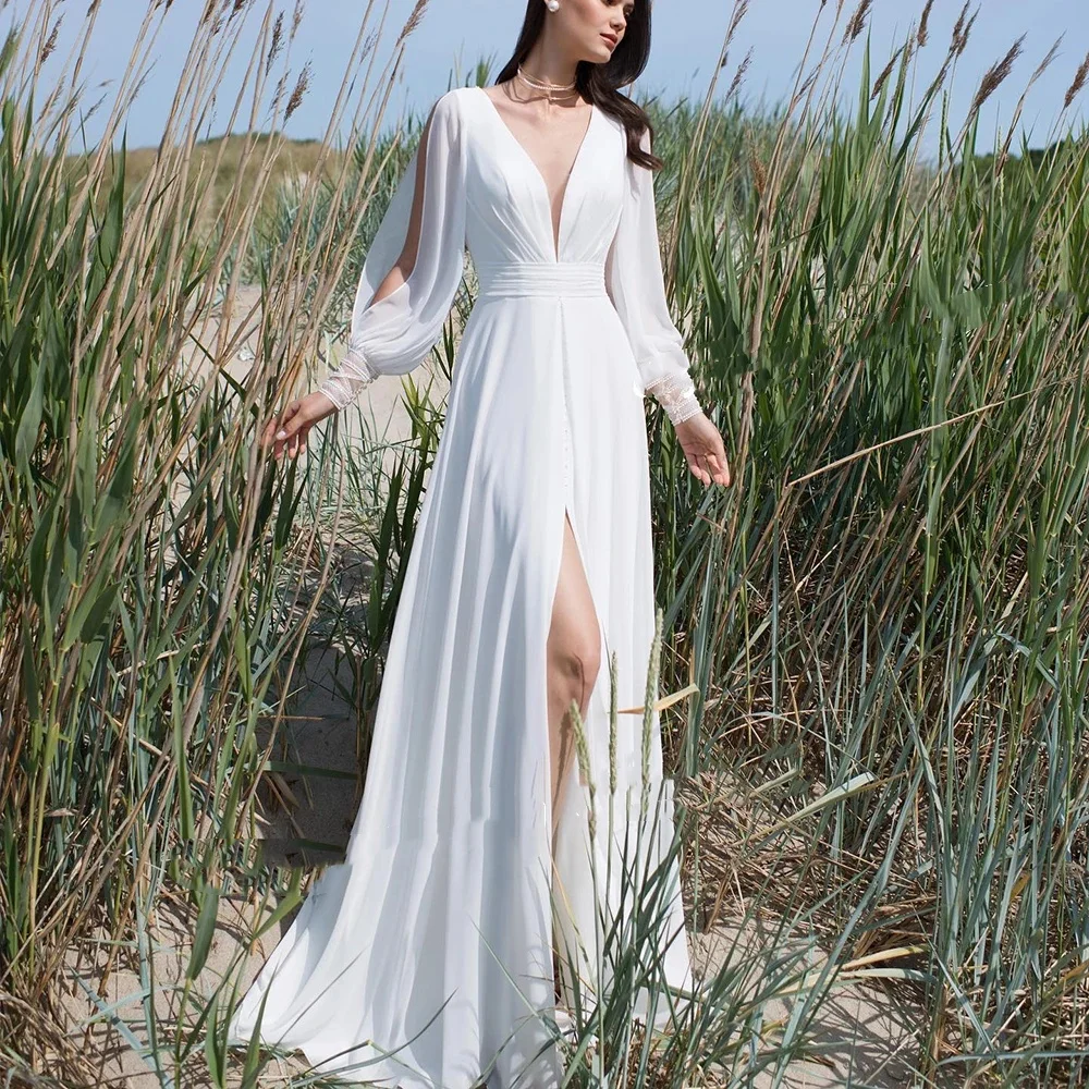 

Muloong V-Neck Floor-Length Women Elegant And Pretty Luxury Prom Dress