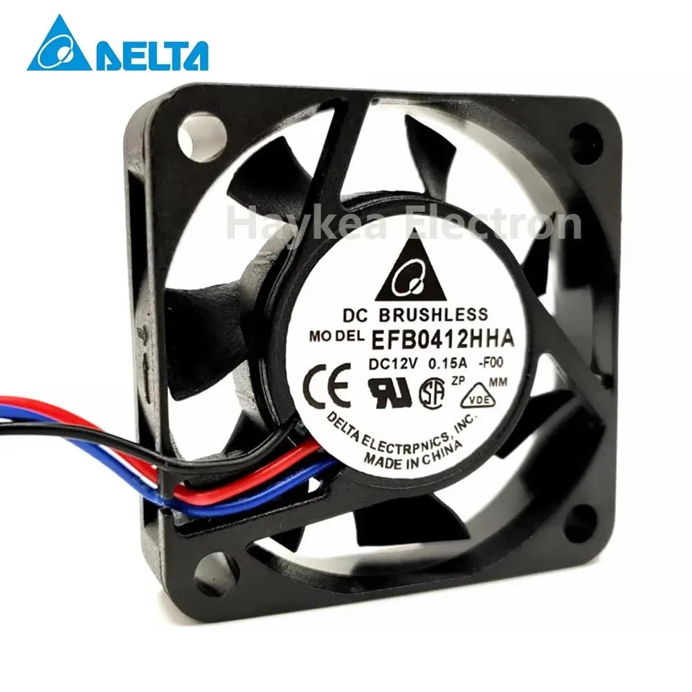 For NEW EFB0412HHA DC 12V 0.15a 40X40X10mm 4cm 40MM cooler fan