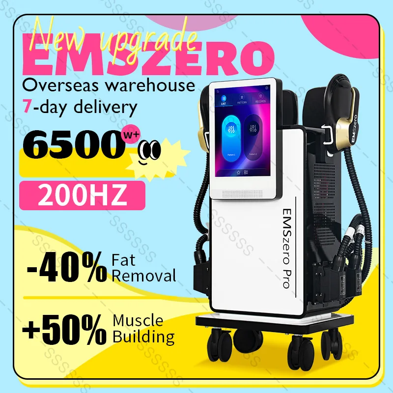 NEO RF EMS Sculpt Machine 6500W Fat Body Slimming Technology Muscle Stimulation Sculpting EMSZERO 2025