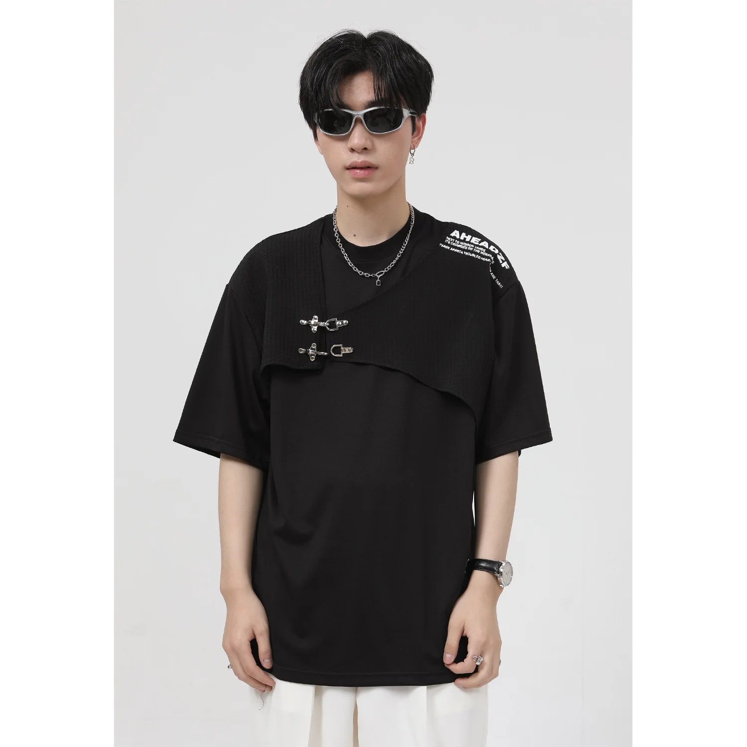 

Men hip-hop casual fashion men's High Street Retro Street clothing