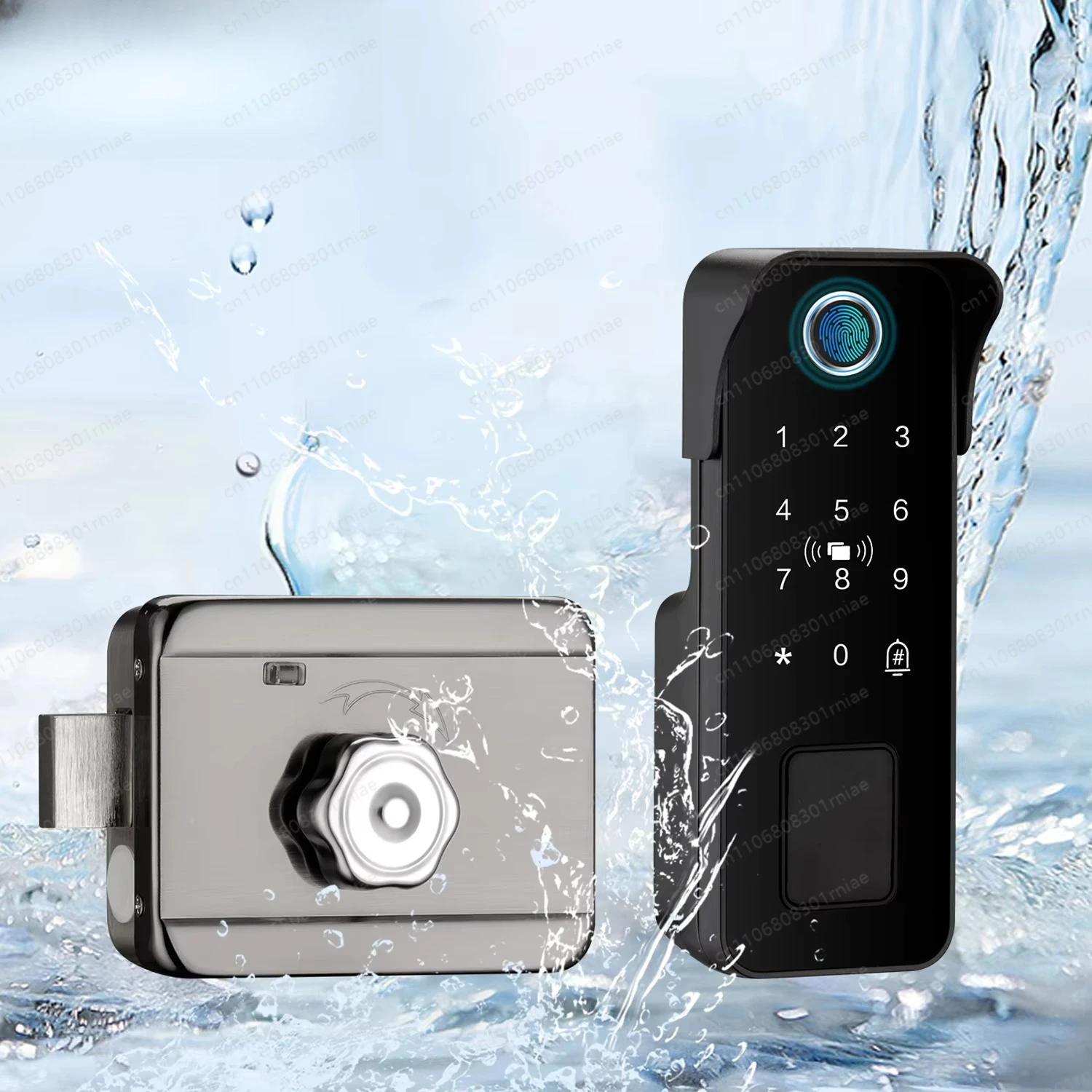 

Водонепроницаемый умный замок, замок с язычком, вход по отпечатку пальца, управление приложением Tuya, анти-подковая сигнализация, безопасность, уличный цифровой замок