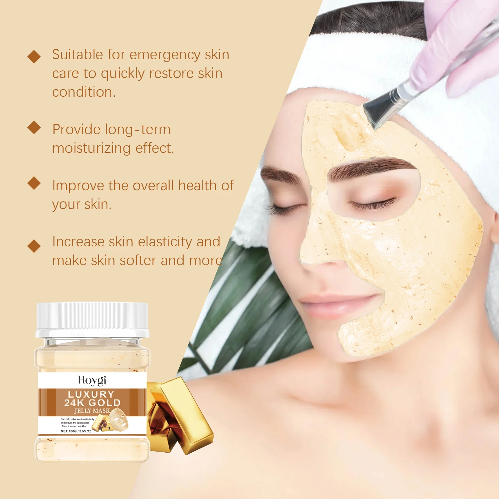 7Designs Viral Hydro Jelly Mask Powder Deep Hydrating Pore Tightening Firming Peel Off Rubber Face Mask DIY K-Beauty Home Spa