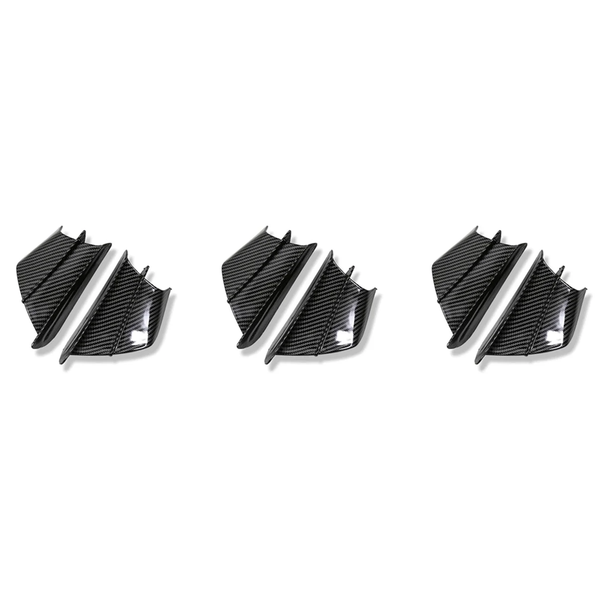 

3X Motorcycle Fairing Side Winglet Aerodynamic Wing Deflector Spoiler for Ducati Panigale V2 V4 899 959 1198 1199(A)