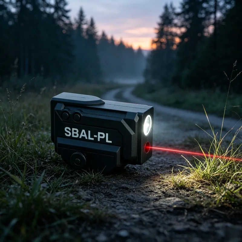 Replaceable SBAL-PL Light Adjustable Angle Zeroing Nylon Clamp Red Light Beam Metal Button Outdoor Hobby Model
