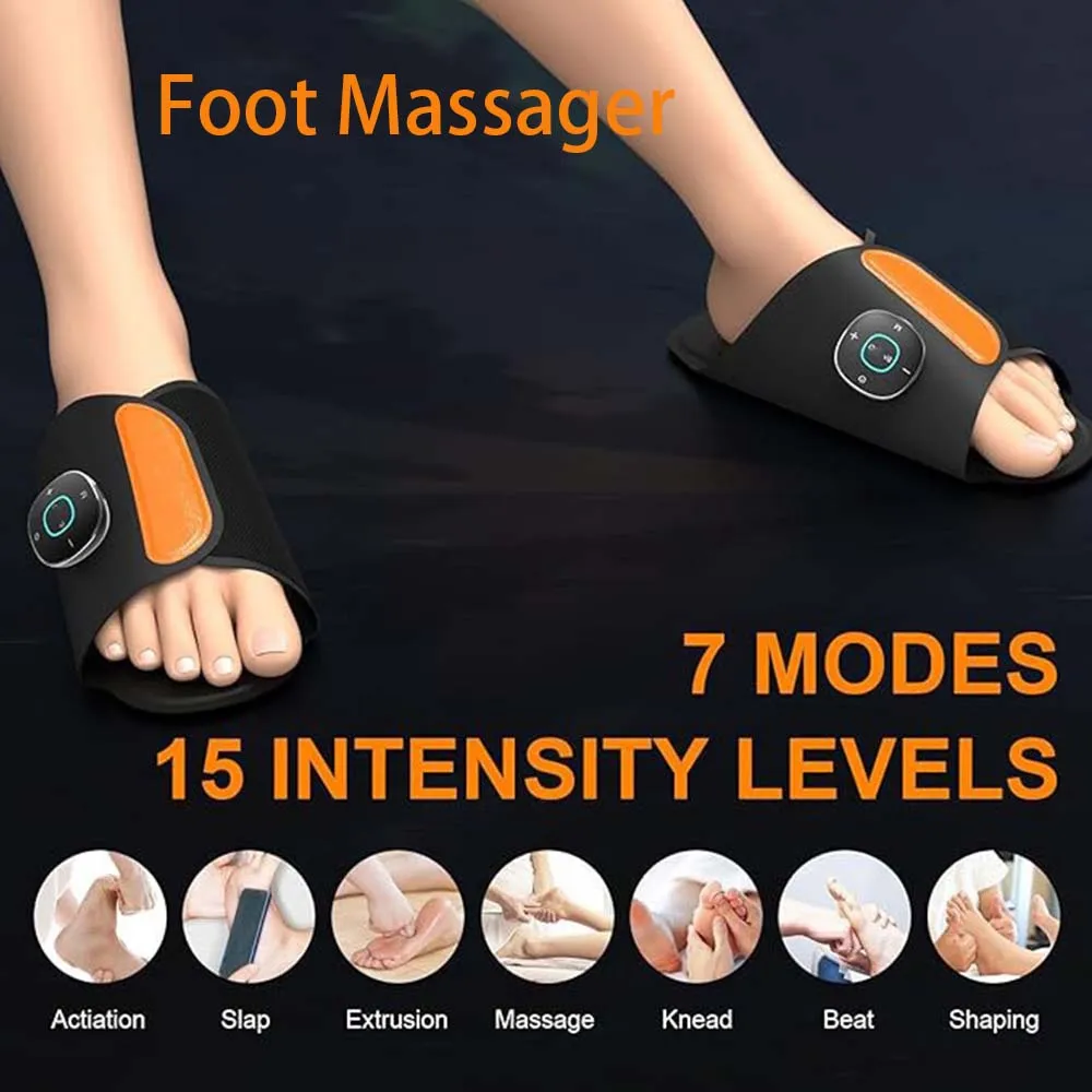 Electric EMS Foot Massager Pad Feet Muscle Stimulator Foot Massage Mat Improve Blood Circulation Relieve Ache Pain Remove Edema