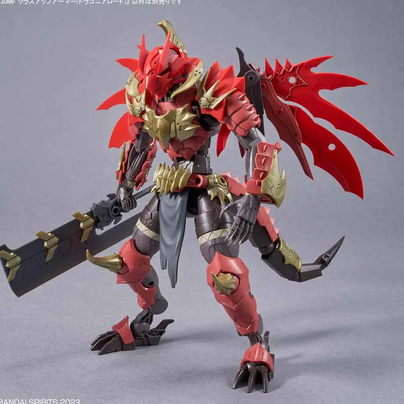 Bandai Original GUNDAM 30MF DRAGONIA LORD Anime Action Figure Assembly Model Toys Collectible Model Ornaments Gifts