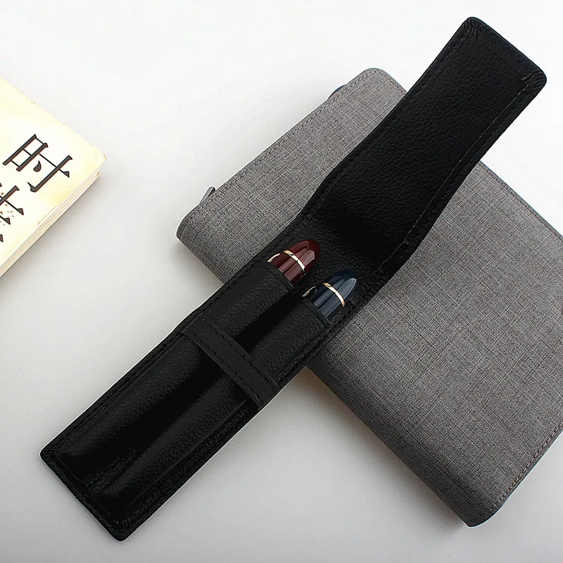 PU Leather Fountain Pen Cases Cover,Handmade Pencil Bag, Ballpoint Pen, Office School Students Supplies Pen Bags