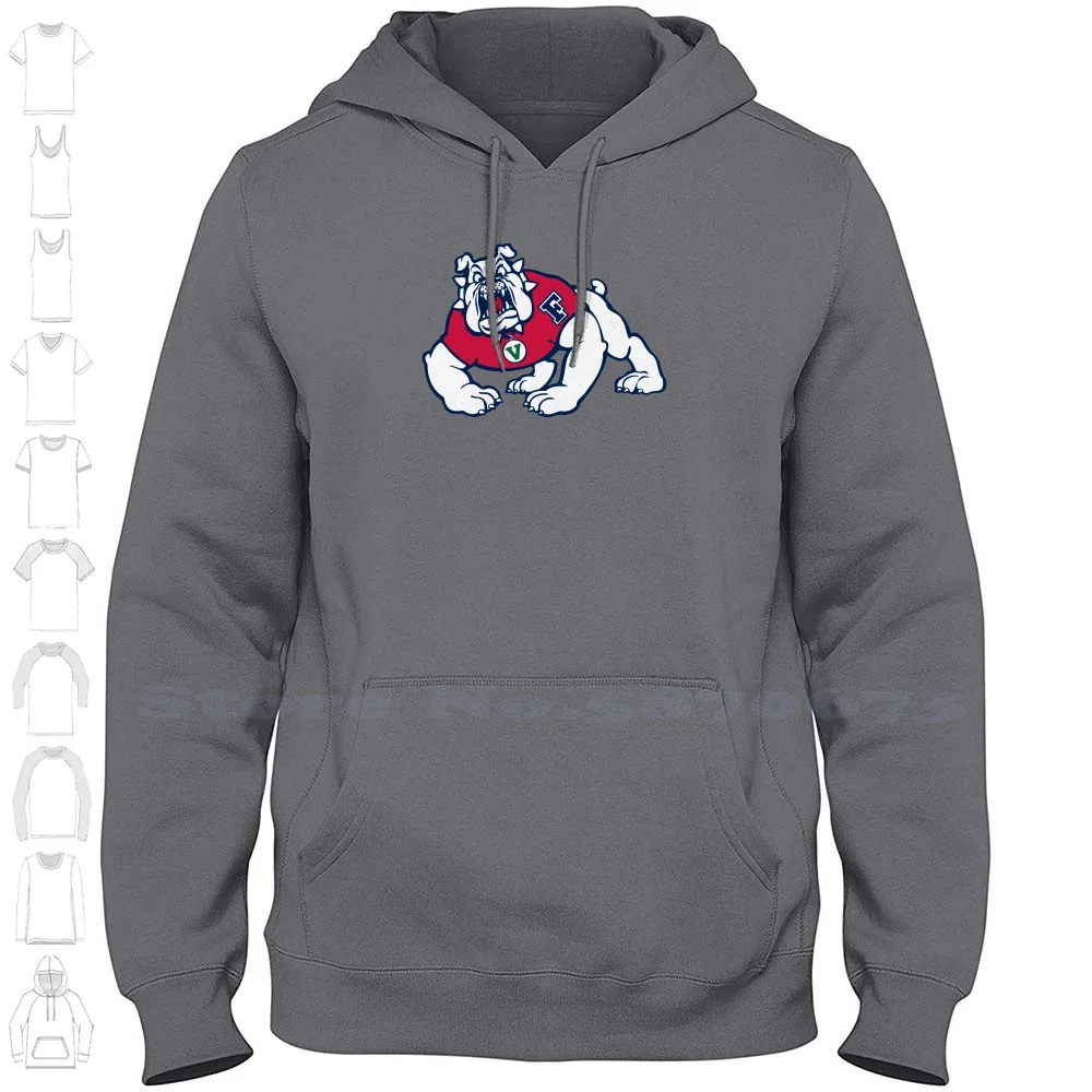 Fresno State Bulldogs Logo High-quality 100% Cotton Hoodie New Graphic Sweatshirt