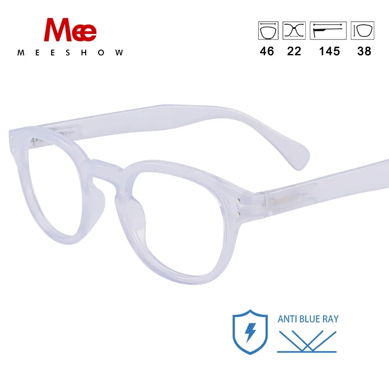 Meeshow Crystal Bio Based Reading Glasses Anti blue ray eyeglasses Style Quality Men Women blue light blocking presbyopia 1513