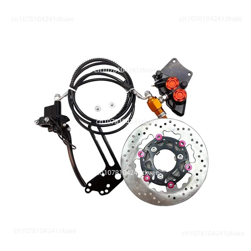 Electric vehicle left thread brake modification hydraulic double pump Gemini brake kit disc brake