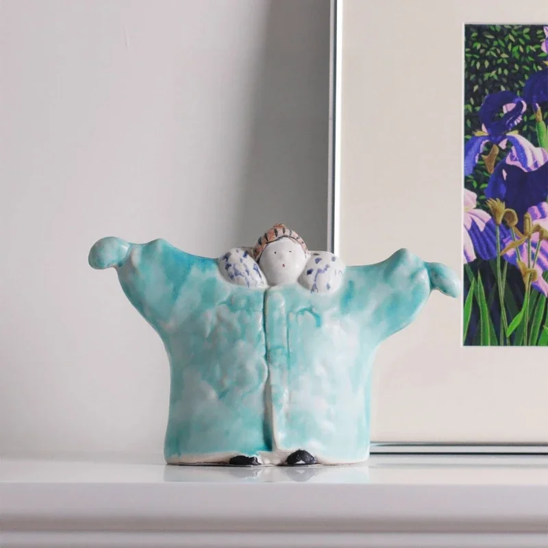 

Home Living Room Bedroom Study Entrance Decoration Advanced Sense Niche Creative Ceramic Art Desktop Ornament