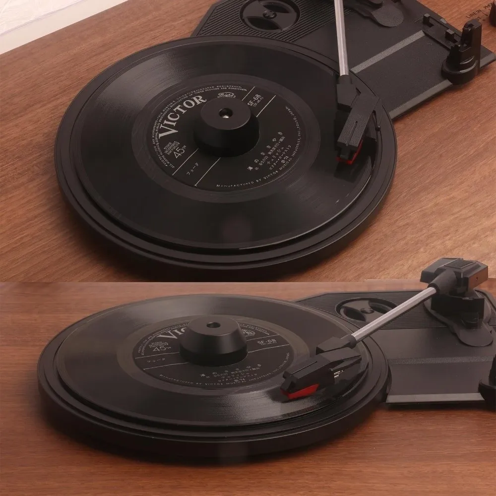 Durable Vinyl Record Turntables EP Adapter Universal 45 RPM LP Adapter Precision 7 Inch Player Accessories Hi-Fi Systems