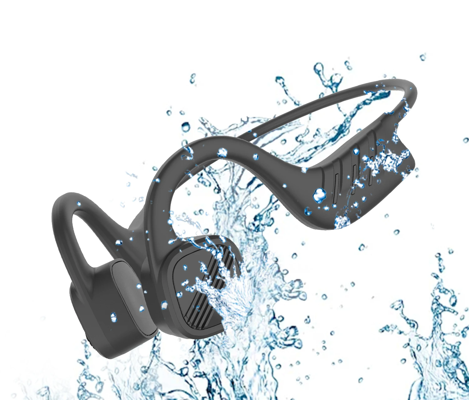 

Underwater Bone Conduction B21 Waterproof Wireless Headset IPX8 Swimming BT5.0 Earphone Headphones