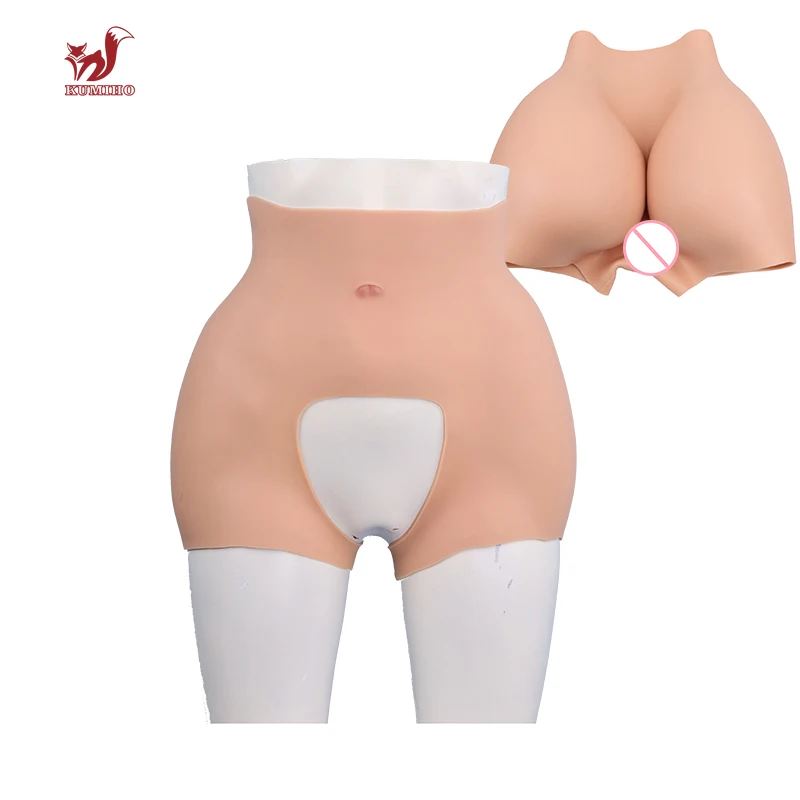 

KUMIHO 4TH Gen Silicon Open Crotch Pantys Buttock Push Up Fake Ass Sissy Butt Enhancer Silicone Shaper Panty Underwear