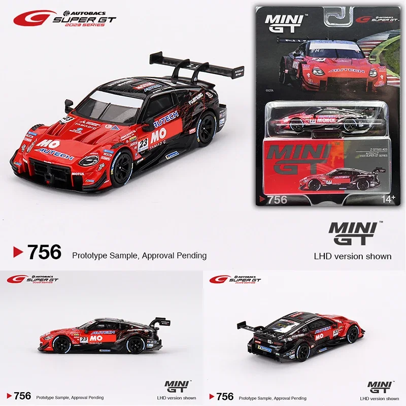 MINIGT 756 1:64 Z GT500 #23 Diecast Model Collection Toys