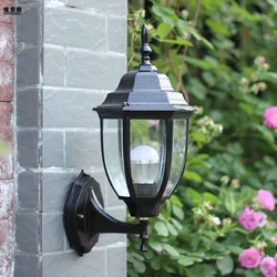 Outdoor Lamp European-Style Antique Wall Lamp Outdoor Waterproof Courtyard Landscape Engineering Outdoor LED Lamp