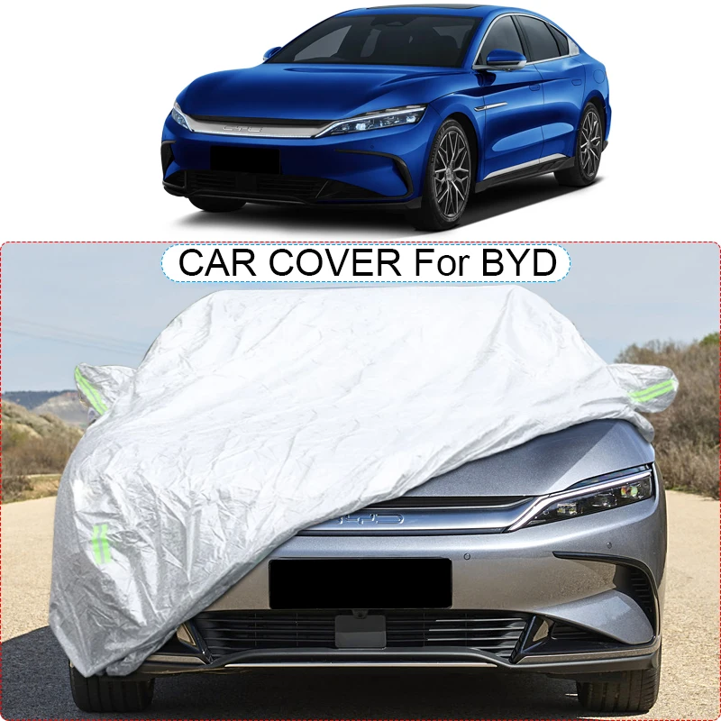 

Car 3Layer Thicken CoverAnti Rain Snow Waterproof For BYD TAN ATTO 2 3 4 YUAN PLUS Dolphin HAN KING CHAZOR QIN L SONG L SEALION