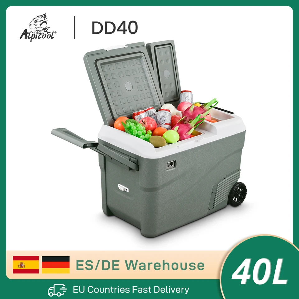 Alpicool DD40 40L 車載冷蔵庫 12V コンプレッサー 冷蔵庫 冷凍庫