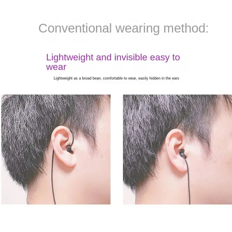Short Cable Unilateral Headset Extension Cable Earpiece In Ear Single Earbud Silicone Earbud 3.5Mm Jack For Phone Durable view 6