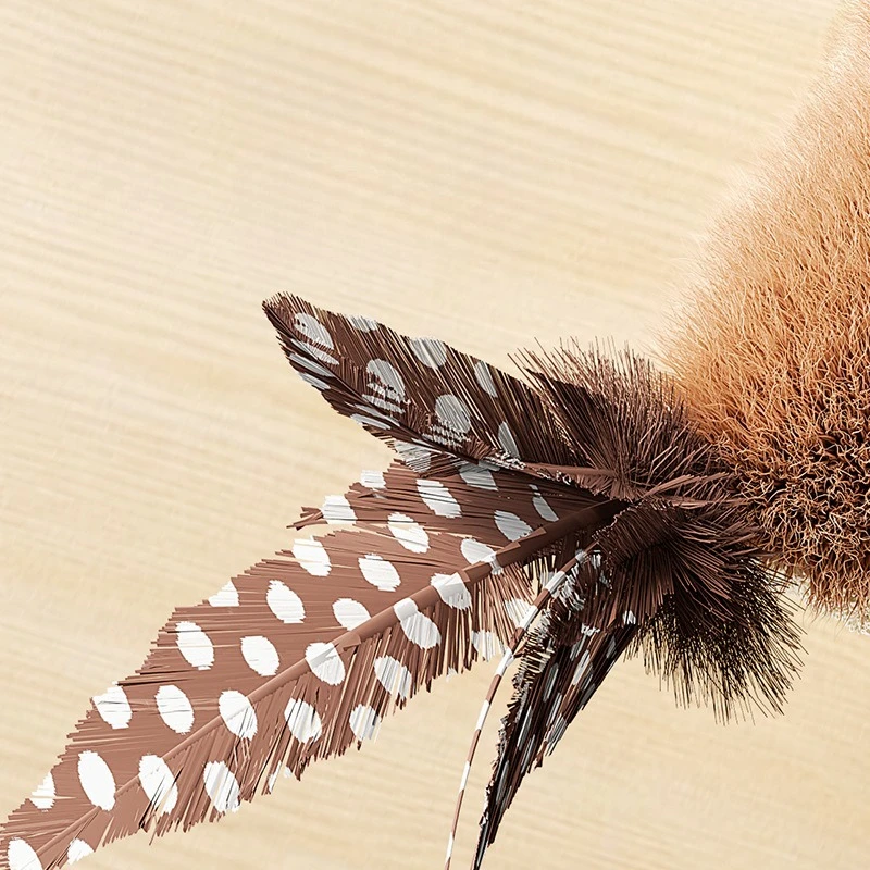 Cat Chew Plush Toy Electric Bird Feather Interactive Squeaky Kitten Toy Bite Resistant Rechargeable Automatic Teaser Cat Toy