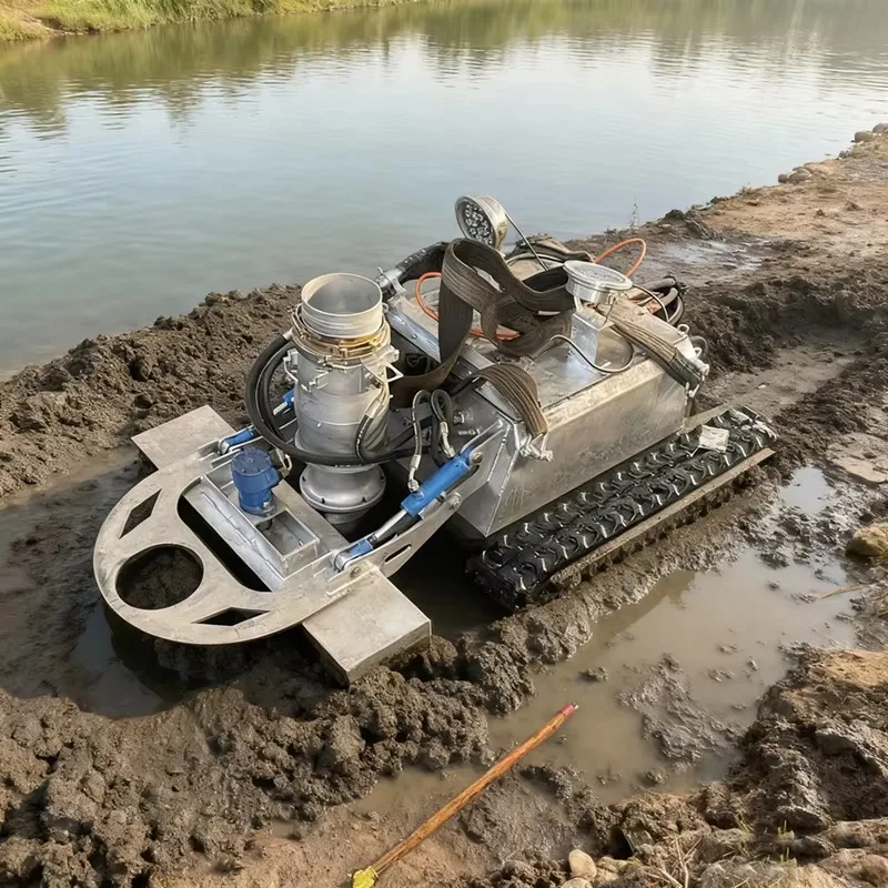 High-Demand Remote-Controlled Underwater Cleaning Robot High Efficiency Seawater Bearing 8-inch Hydraulic Slurry Pump