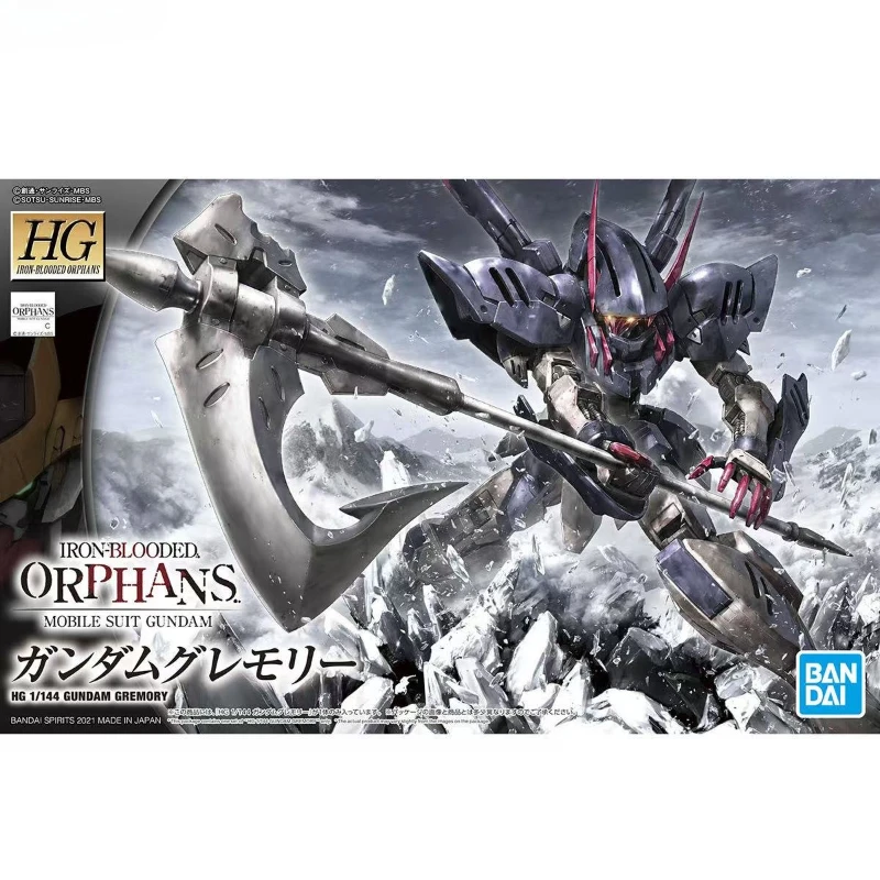 

BANDAI Gundam оригинальная коробка в сборе, игрушка HG1/144 IBO42 ASW-G-56 Gundam Gimmonri, модель, фигурка, украшения, коллекция подарков