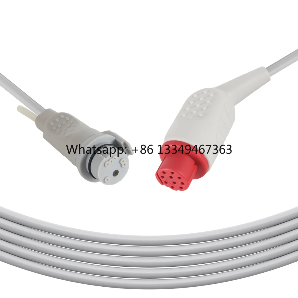 manufacturer-cable-bd-connector-compatible-datex-ohmeda-as-3-as-5-ibp-transducer-cable-medical-accessories-factory