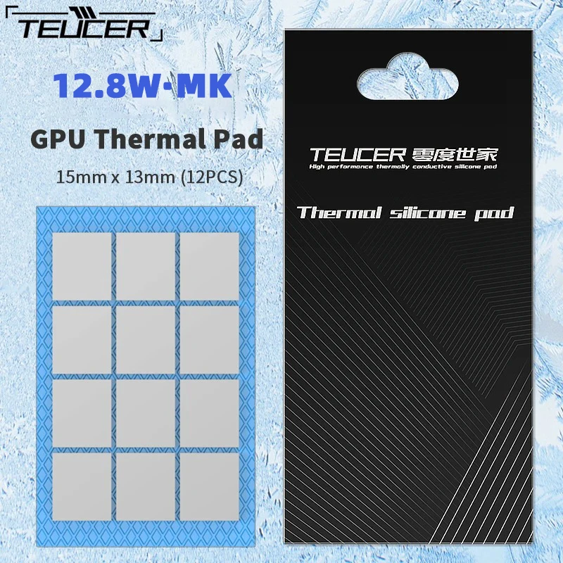 TEUCER HP800 Thermal Pad GDDR6X VRAM Custom Thermal Pad 12.8W/MK For 3070Ti 3080ti 3090 High Performance Cooling