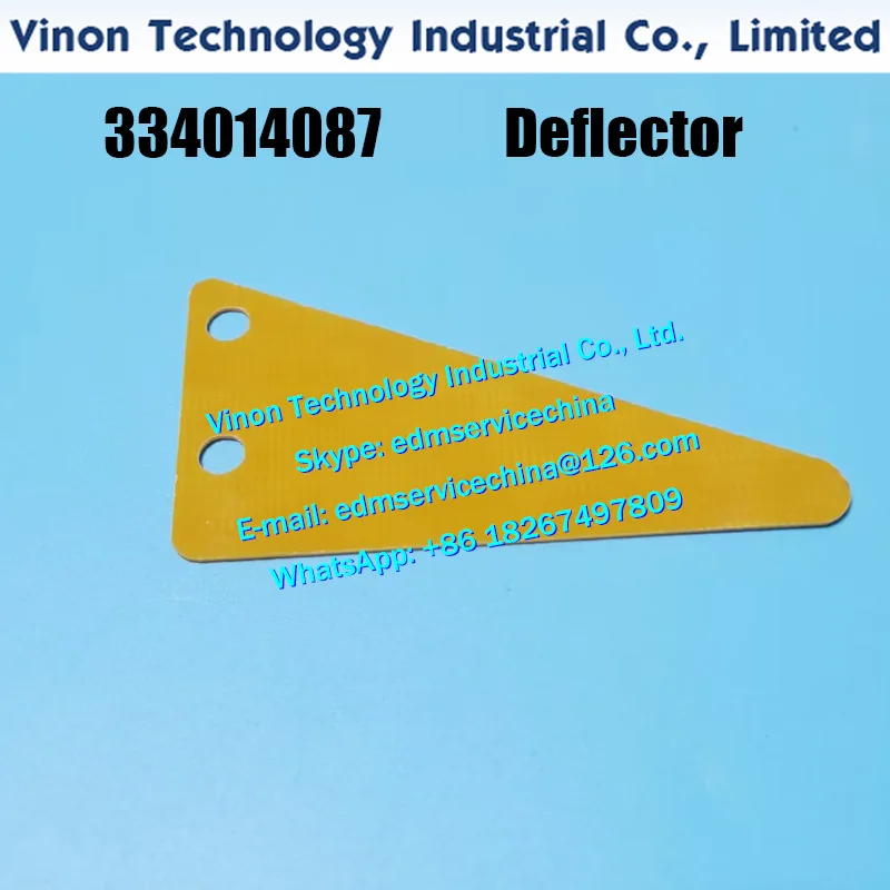 334014087 EDM Deflector for Char milles CUT series machine. 334.014.087 Triangular water baffle