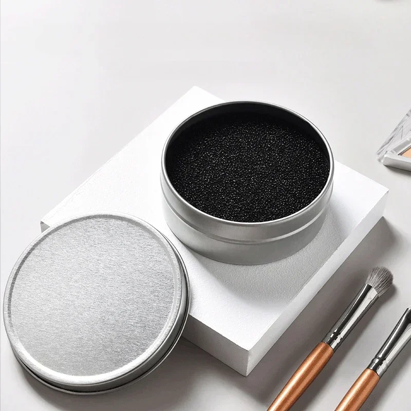 Makeup Eyeshadow Brush Dry Cleaning Sponge Box Activated Carbon Sponge Quick Cleaning Makeup Brushes Cleaner Makeup Accessories