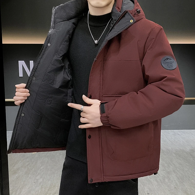 Windbreaker Wear-resistant Fishing Men's Jacket Padded Inner Windbreak Winter Clothing for Men's Winter Coats Skiing Outerwear