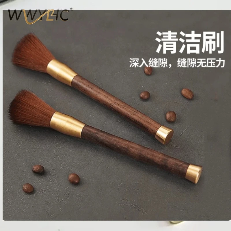 Suitable for Coffee Cleaning Brush Soft Bristle Non-shedding Solid Wood Handle  Grinder Countertop Chalk  Brush Barista Tool